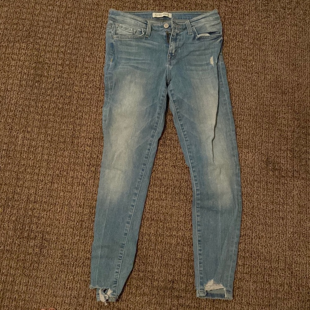 Great condition flying monkey light wash jeans